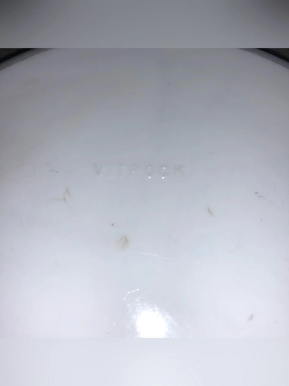 Antique (?) Vitrock Little Bo Peep Divided Baby Plate Nursery Rhyme 7.5”